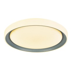 Plafon Luanda 72w 3000-4000-6000k Gris Red.7x49,5d 7200lm Reg.intens. C.remoto C/memoria - Ceiling Lights - 3