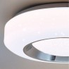 Plafon Sarajevo 72w 3000-4000-6000k Cromo 10,5x50 D Red.7200lm Reg.intens.remoto C/memoria - Ceiling Lights - 3