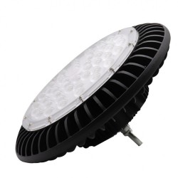 Campana Monzonita 100w 6500k Negro 11000lm Ip65 Led Smd 12,5x25x25 Cm - Exterior de techo - 2