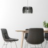 Colgante Poplar 1xe27 Madera Cafe Regx35x35 Cm - Colgantes - 2
