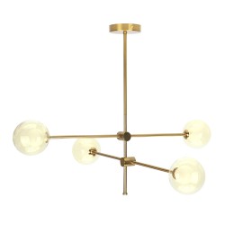 Lampara Jerusalen 4xg9 Bronce 63x82x82 Cm - Lámparas - 3