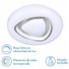 Plafon 72w Mosi 3000-4000-6500k 5616lm Blanc/plata 8x48x48 Cm Remoto,reg.intensidad,memoria,Estrellado - Plafones - 2