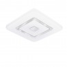 Plafon 96w Ezra Blanco/cromo 3000-4000-6500k 7488lm 5x54x54cm Remoto+reg.int+memoria - Plafones - 2