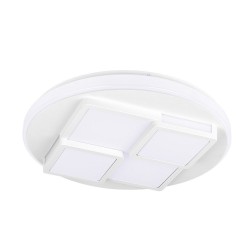 Plafon 96w Lavi 3000-4000-6500k 7488lm Blanco  8,5x49x49cm Remoto+reg.inten.+ Memoria - Plafones - 2