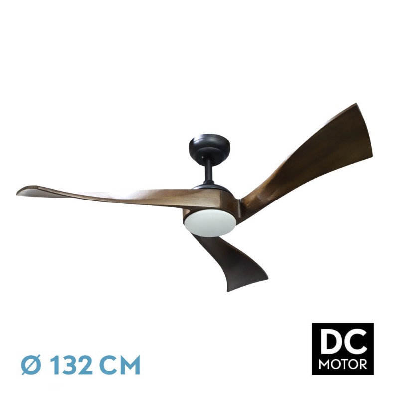Ventilador  Dc Janubi 18w Marron/cerezo - Ventiladores - 1