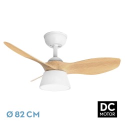 VENTILADOR DC CUBICO 36W 2680LM BLAN/HAYA - Ventiladores - 1