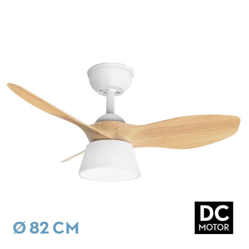 VENTILADOR DC CUBICO 36W 2680LM BLAN/HAYA - Fans - 1