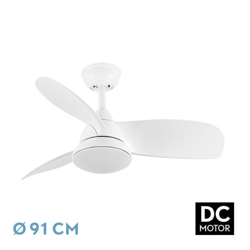 VENTILADOR DC ATOMO 24W BLANCO - Fans - 1