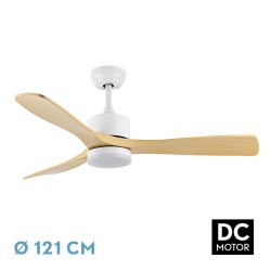 VENTILADOR DC AZABACHE 20W BLANCO 3ASP.HAYA - Fans - 1