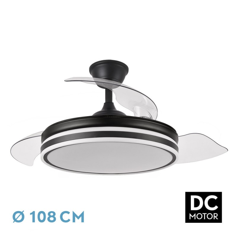 VENTILADOR BAYOMO 72W 6120LM NEGRO - Ventiladores - 2