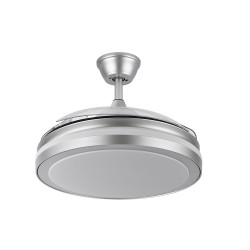VENTILADOR DC ESPARTA 72W 6120LM PLATA 110D - Ventiladores - 2