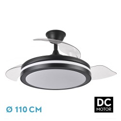 VENTILADOR DC ESPARTA 72W 6120LM NEGRO 110D - Inicio - 1