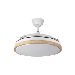 VENTILADOR DC EVROS 72W 6120LM BLANCO/HAYA 107D - Ventiladores - 2