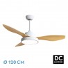 VENTILADOR DC HAYATE 48W 4080LM BLANCO/HAYA - Fans - 1
