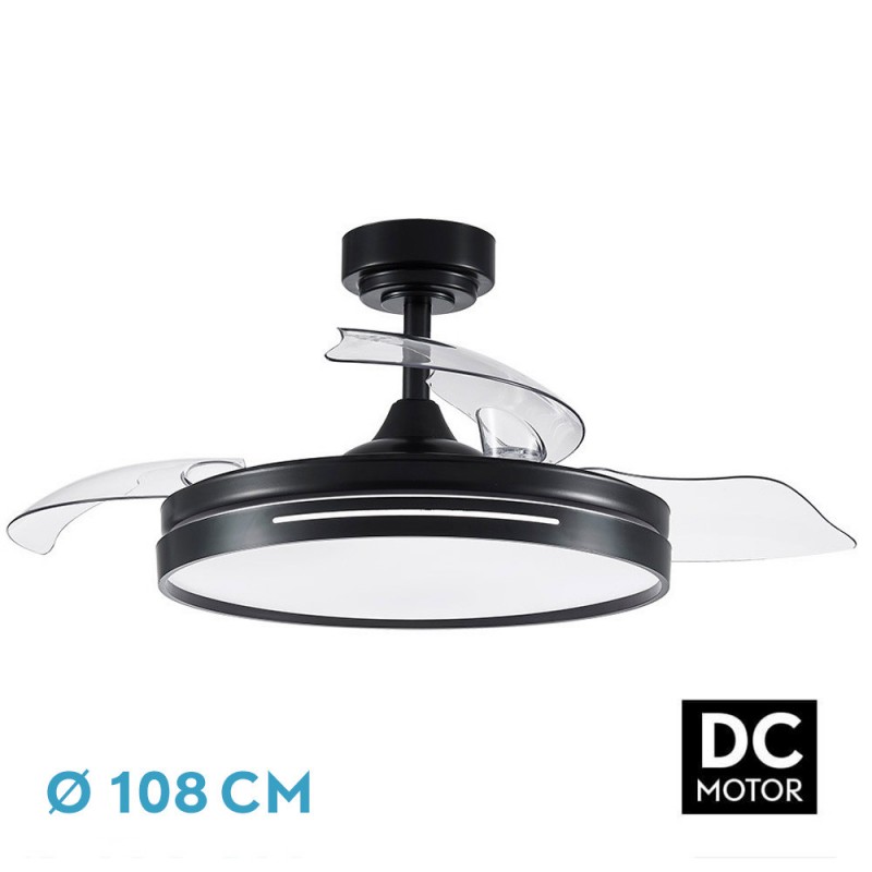 VENTILADOR DC 72W MICENAS NEGRO 3 ASPAS 108D - Ventiladores - 1