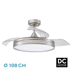 VENTILADOR DC 72W MICENAS NIQUEL 3ASP.TRANSP.108D - Ventiladores - 1