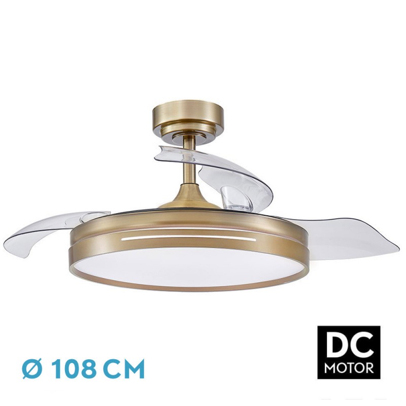 VENTILADOR DC 72W MICENAS CUERO 3ASP.TRANSP.108D - Fans - 1