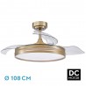 VENTILADOR DC 72W MICENAS CUERO 3ASP.TRANSP.108D - Fans - 1