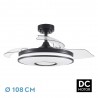 VENTILADOR DC DANI 72W 7200LM NEGRO 3ASPAS - Ventiladores - 1