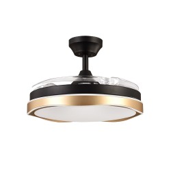 VENTILADOR DC BLONDI NEGRO/ORO - Inicio - 2