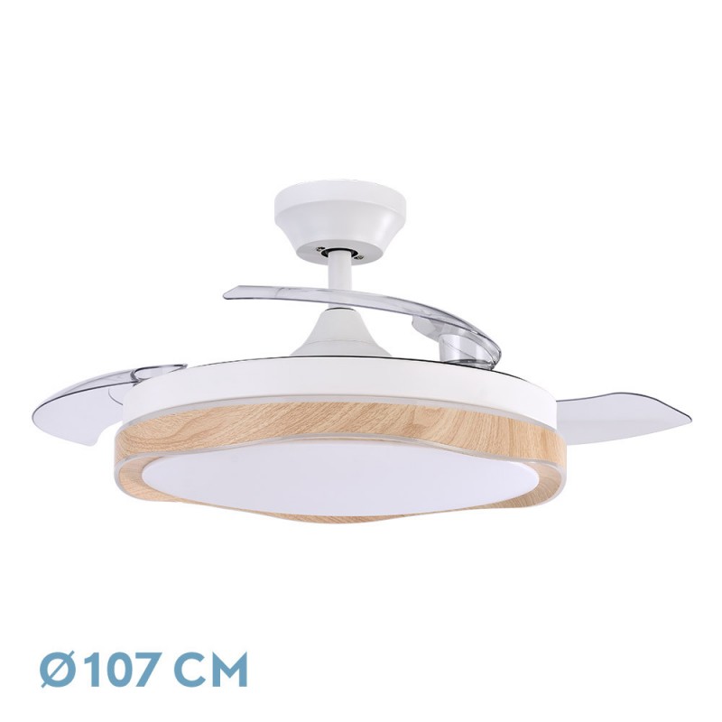 VENTILADOR DC BLONDI BLANCO/HAYA - Ventiladores - 1
