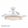 VENTILADOR DC BLONDI BLANCO/HAYA - Ventiladores - 1