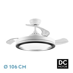 VENTILADOR DC PICOLO 72W 6226LM BLANCO/NEGRO - Ventiladores - 1