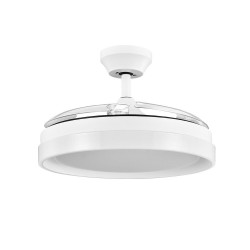 VENTILADOR DC ZENIT BLANCO 72W 3ASPAS DESPLEGABLES 107D - Ventiladores - 2