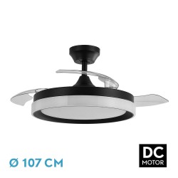 VENTILADOR DC ZENIT NEGRO 72W 3ASPAS - Ventiladores - 1