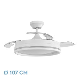 VENTILADOR DC CERRATO BLANCO 72W - Fans - 1