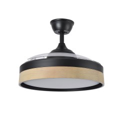 VENTILADOR DC IGLU 72W 6120LM NEGRO/HAYA 3ASP. - Ventiladores - 2