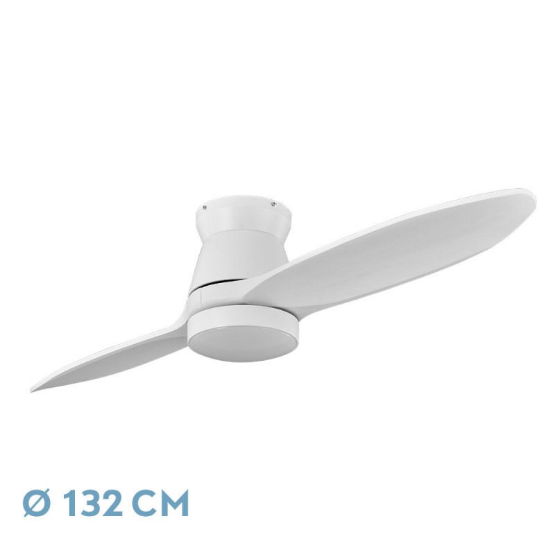 VENTILADOR DC NORDIC 24W 2400LM BLANCO - Ventiladores - 1