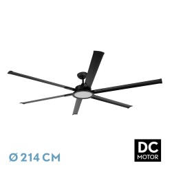 VENTILADOR DC ALMANZOR 24W NEGRO 6ASP.214D REGULABLE INTENSIDAD - Inicio - 1