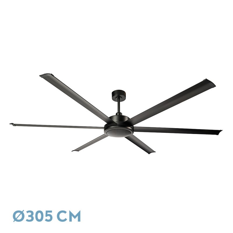 VENTILADOR DC SANSON NEGRO SIN LUZ - Fans - 1