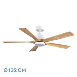 VENTILADOR DC CAIRO 24W 2400LM BLANCO/HAY - Fans - 1