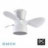VENTILADOR DC 24W KOS BLANCO 3 ASPAS 60D 6 VEL. - Ventiladores - 1