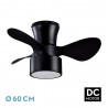 VENTILADOR DC 24W KOS NEGRO 3 ASPAS 60D 6 VEL. - Ventiladores - 1