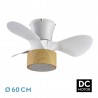 VENTILADOR DC 24W KOS BLANCO/HAYA 3 ASPAS 60D 6 VEL - Ventiladores - 1