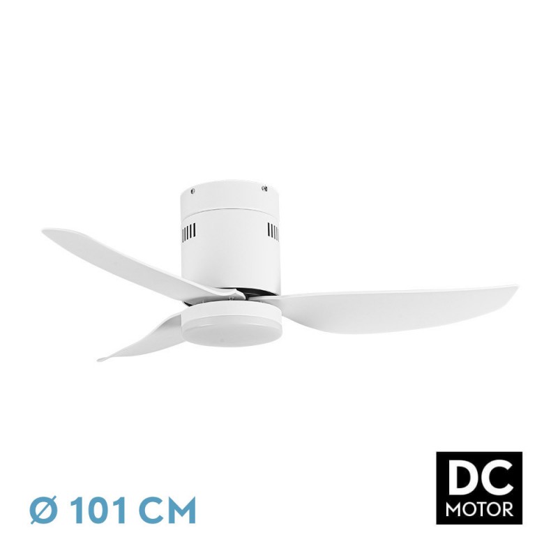 VENTILADOR DC BORAX 20W BLANCO 3ASPAS 6VEL - Ventiladores - 1