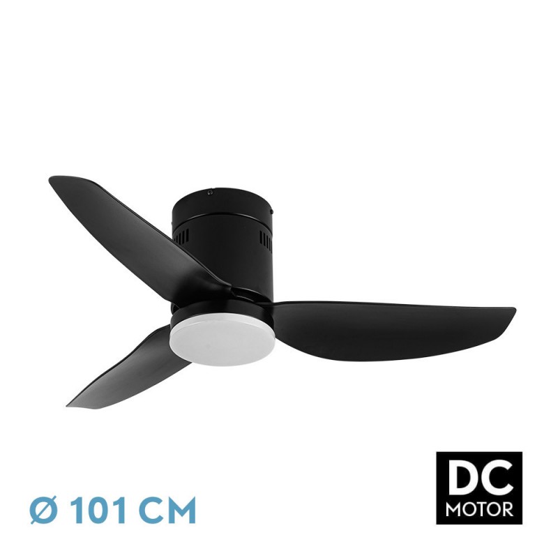 VENTILADOR DC BORAX 20W NEGRO 3ASPAS 6VEL - Fans - 1