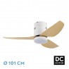 VENTILADOR DC BORAX 20W BLANCO 3ASPAS HAYA - Ventiladores - 1