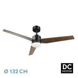 VENTILADOR DC CAPTUS 22W NEGRO 3ASPAS NEGRO/ROBLE - Fans - 2