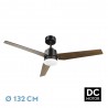 VENTILADOR DC CAPTUS 22W NEGRO 3ASPAS NEGRO/ROBLE - Fans - 2