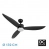 VENTILADOR DC GENIL 24W NEGRO 3ASPAS 6VEL 132D - Fans - 1