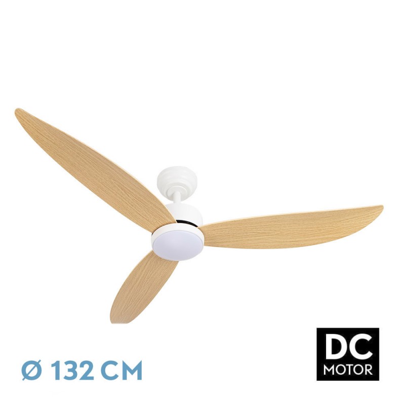 VENTILADOR DC GENIL 24W BLANCO 3ASPAS HAYA - Ventiladores - 1