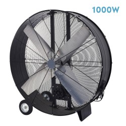 Ventilador Industrial Maximum 1000w Negro 112d 2 Velocidades C/rueda - Ventiladores - 1