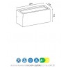 APLIQUE DE PARED UTAH 1L E27 IP65 - Exterior - 2
