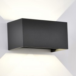 DAVOS  APLIQUE EXTERIOR LED 4 *6W  GRIS OSCURO - Exterior - 1