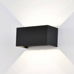 DAVOS  APLIQUE EXTERIOR LED 4*6W NEGRO ARENADO - Exterior - 1