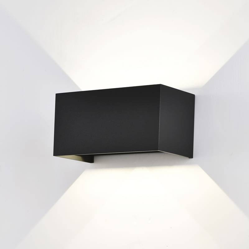 DAVOS  APLIQUE EXTERIOR LED 4*6W NEGRO ARENADO - Exterior - 1
